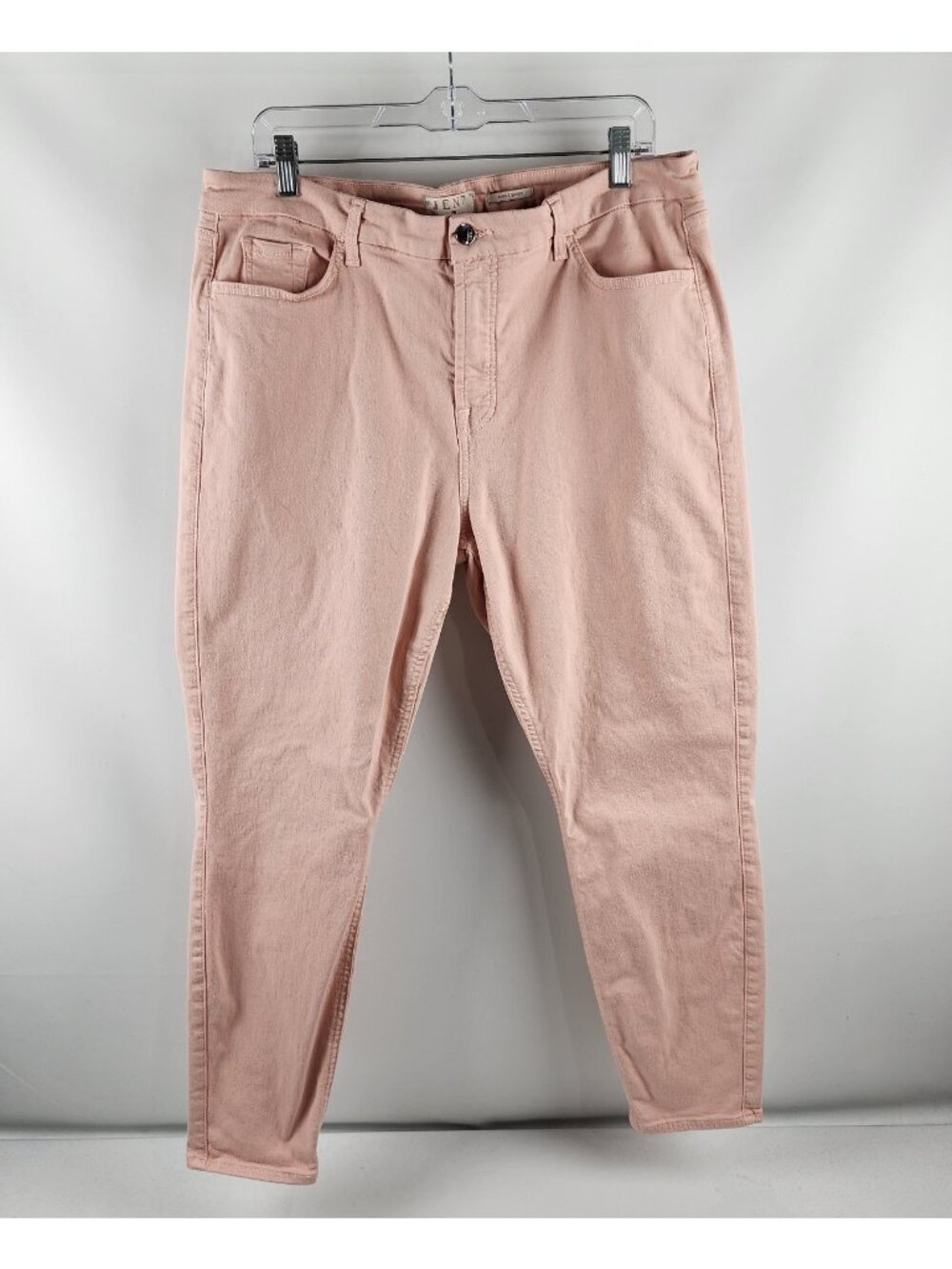 7 For All Mankind Jeans Womens 18 Pink Jen 7 Ankle Skinny Denim (36x27)